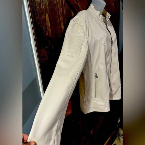 IDA BUNDLE International Concepts Ivory Moto Jacket - Picture 3 of 8